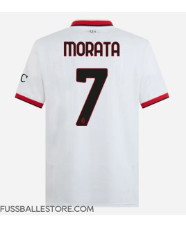 Günstige AC Milan Alvaro Morata #7 Auswärtstrikot 2024-25 Kurzarm